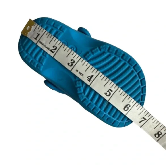 CROCS Toddler Boy's Sz 10 Bright Blue Slip-On Robber Clogs Water Shoes - Picture 8 of 13